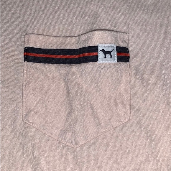 PINK Victoria’s Secret baby pink ringer tee - Picture 2 of 6